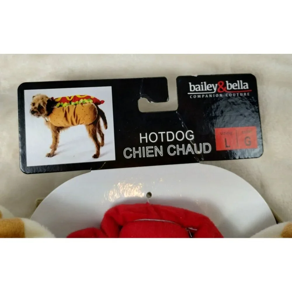 Bailey and Bella Companion Couture Large Hot Dog Halloween Pet Costume